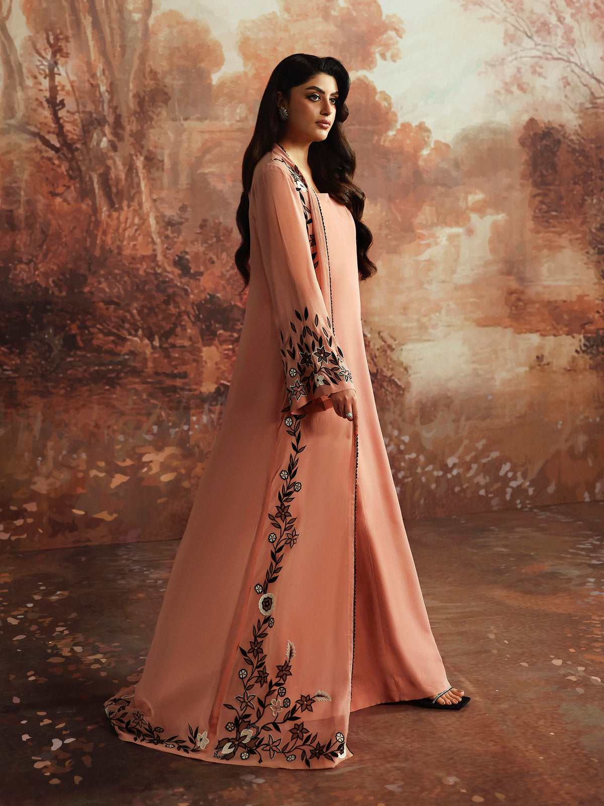 Caia | Embroidered Edit | Dusty, image 3