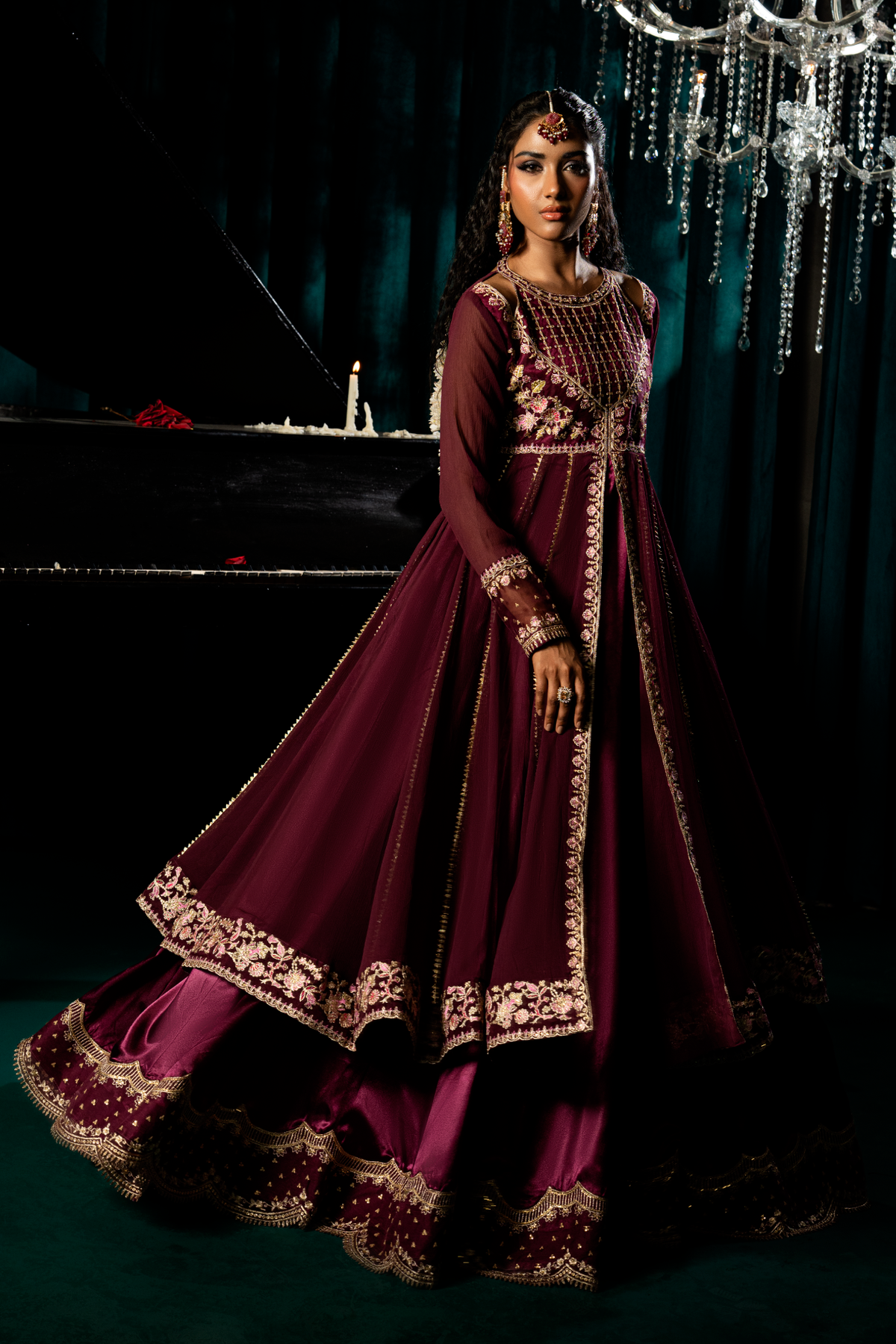 Hania & Umaimaz | Festive Collection | Zimal -  Hania & Umaima  - Original Designer Dress - House of Maryam