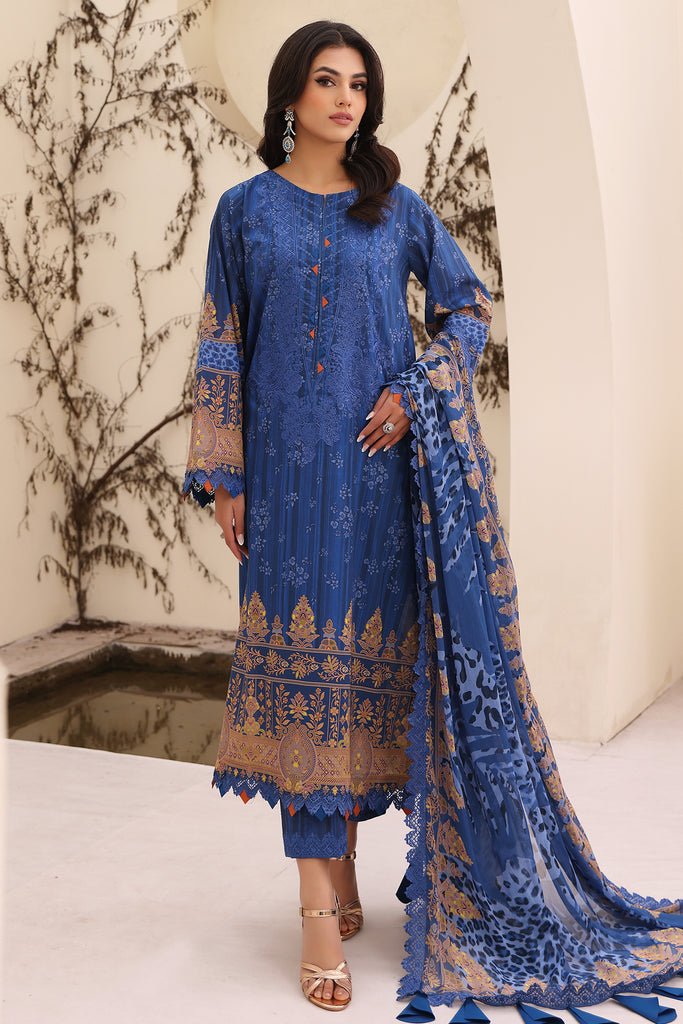 Charizma | Naranji Embroidered Lawn 24 | CN4-005 -  Charizma Luxury - Original Designer Dress - House of Maryam