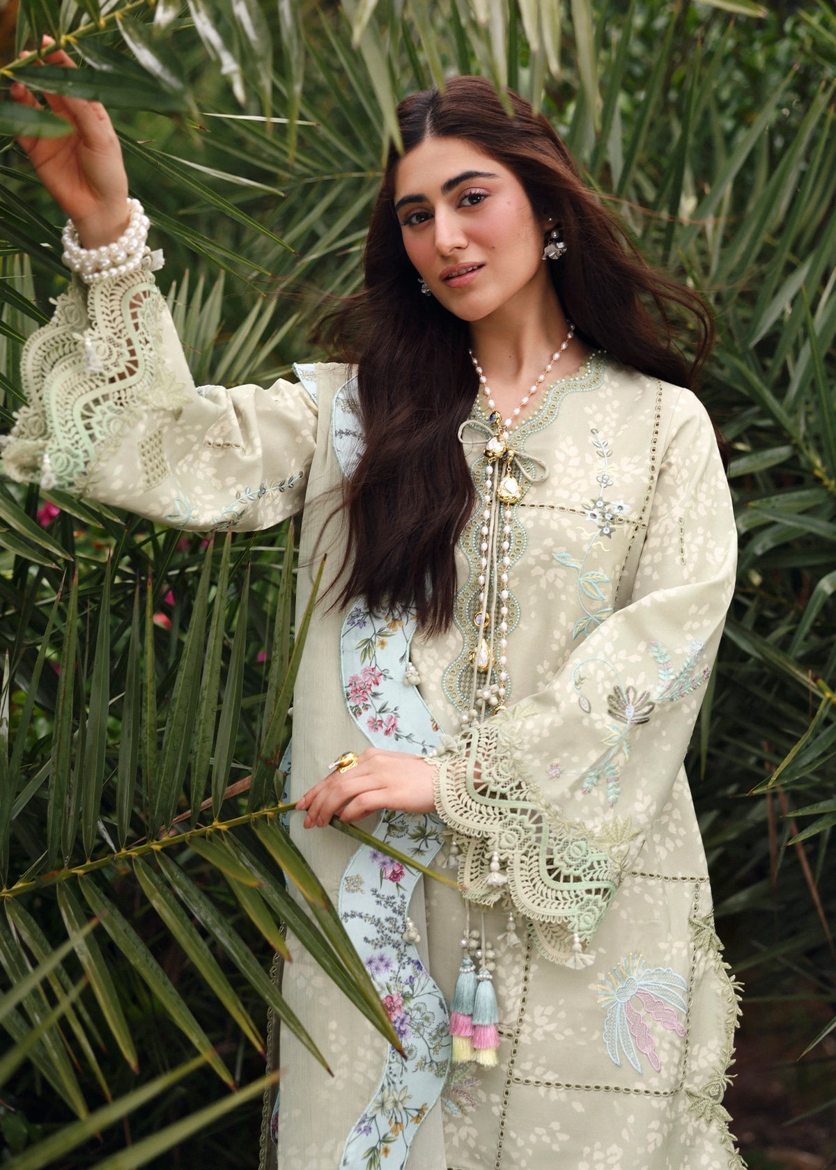 Sardinia | Embroidered Lawn Edit 26 | Monsoon Sage, image 5