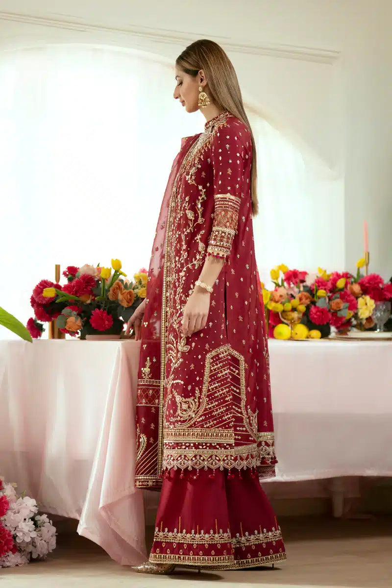 Qalamkar | Dilnaz Wedding Formals | DN-03 ZAINA by Designer Qalamkar - House of Maryam - Pakistani Designer Ethnic Wear in {{ shop.shopifyCountryName }}