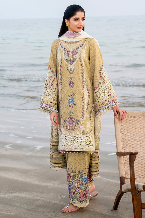 Jazmin | Shahkaar Luxury Lawn 25 | SL25-D4 -  Jazmin Ladies Clothes - Original Designer Dress - House of Maryam