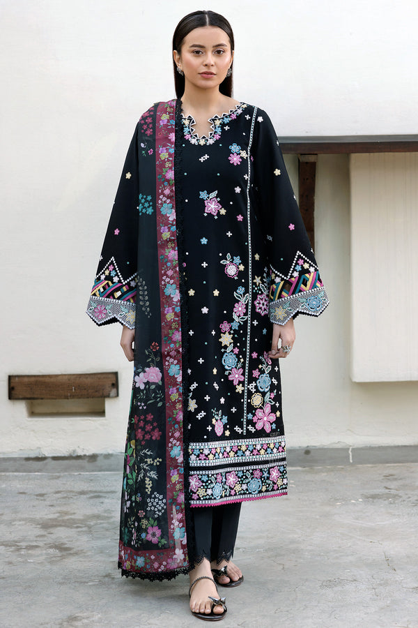 Farasha | Summer Weaves Embroidered Lawn | Ember Shadow -  Farasha Ladies Clothes - Original Designer Dress - House of Maryam
