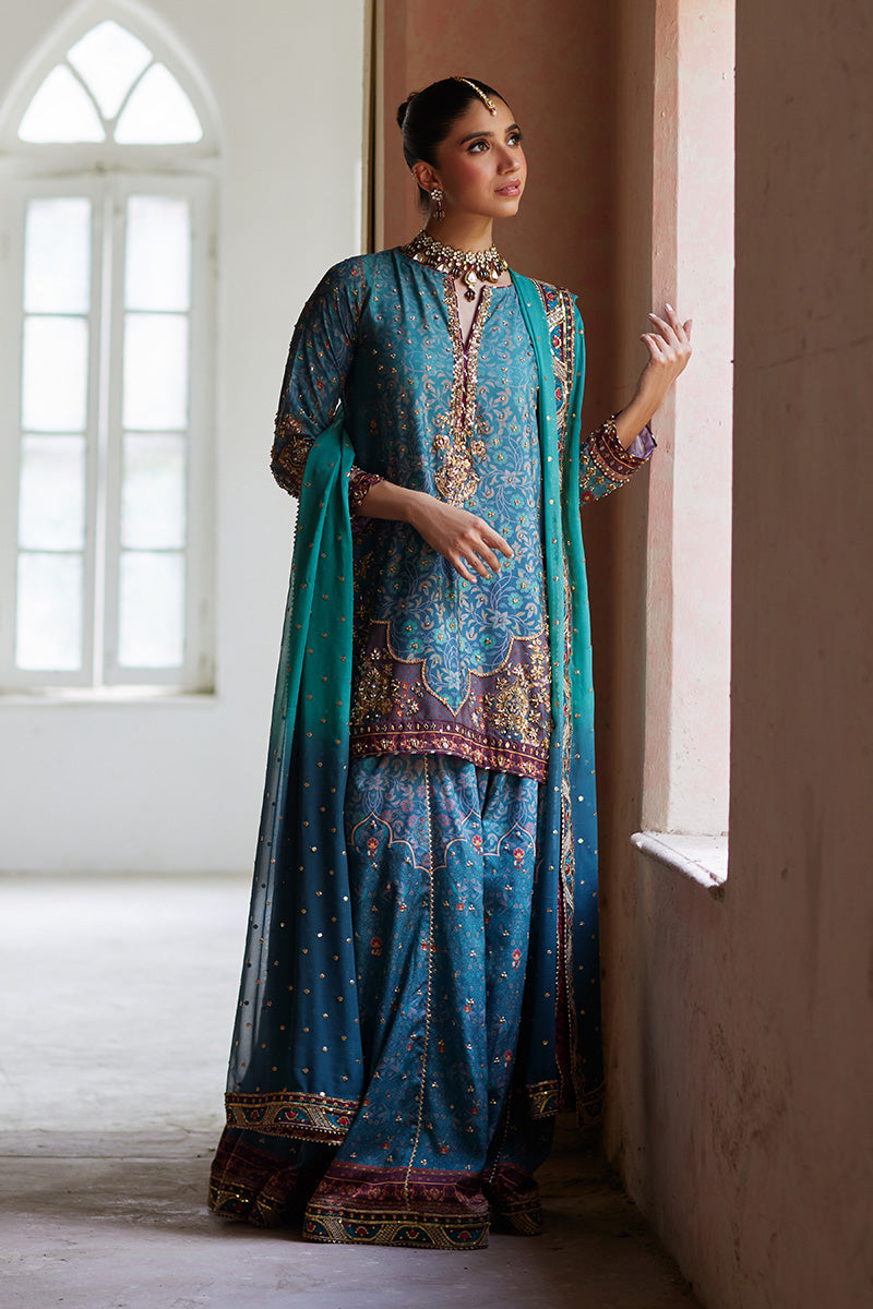 Mina Hassan | Formal Dholki Collection | Leela -  Mina Hassan Ladies Clothes - Original Designer Dress - House of Maryam