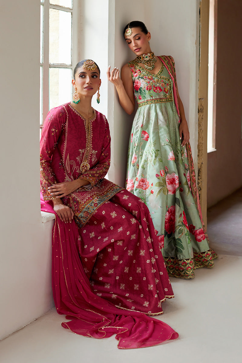 Mina Hassan | Formal Dholki Collection | Abeeha -  Mina Hassan Ladies Clothes - Original Designer Dress - House of Maryam