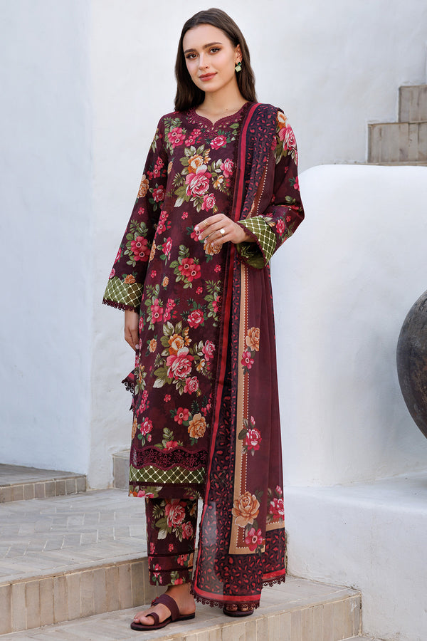 Farasha | Printed Essentials | Floral Berry -  Farasha Ladies Clothes - Original Designer Dress - House of Maryam