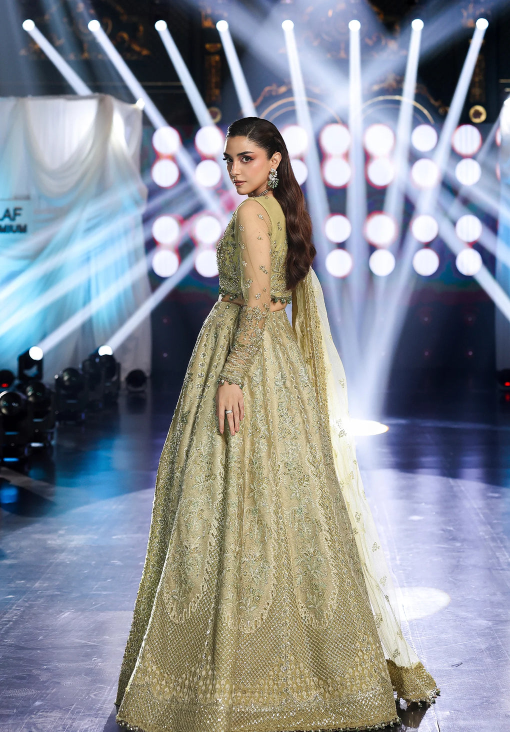 Elaf Premium | Stardom Formal Handwork 25 | ESH-07 MINT MAJESTY -  Elaf Premium Ladies Clothes - Original Designer Dress - House of Maryam