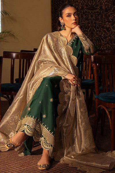 Cross Stitch | Luxury Pret | Jade Radiance-2 PC (Shirt & Dupatta)