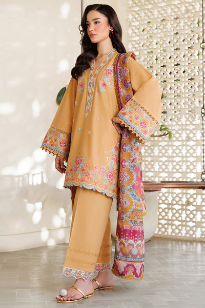 Farasha | Summer Weaves Embroidered Lawn | Golden Bloom -  Farasha Ladies Clothes - Original Designer Dress - House of Maryam