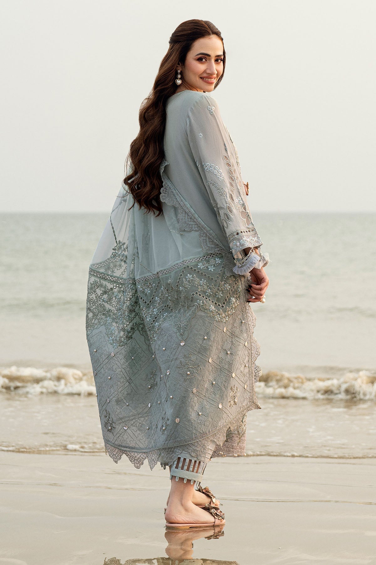 Nureh | Khuwab Luxury Lawn | NE-145 -  Nureh Ladies Clothes - Original Designer Dress - House of Maryam