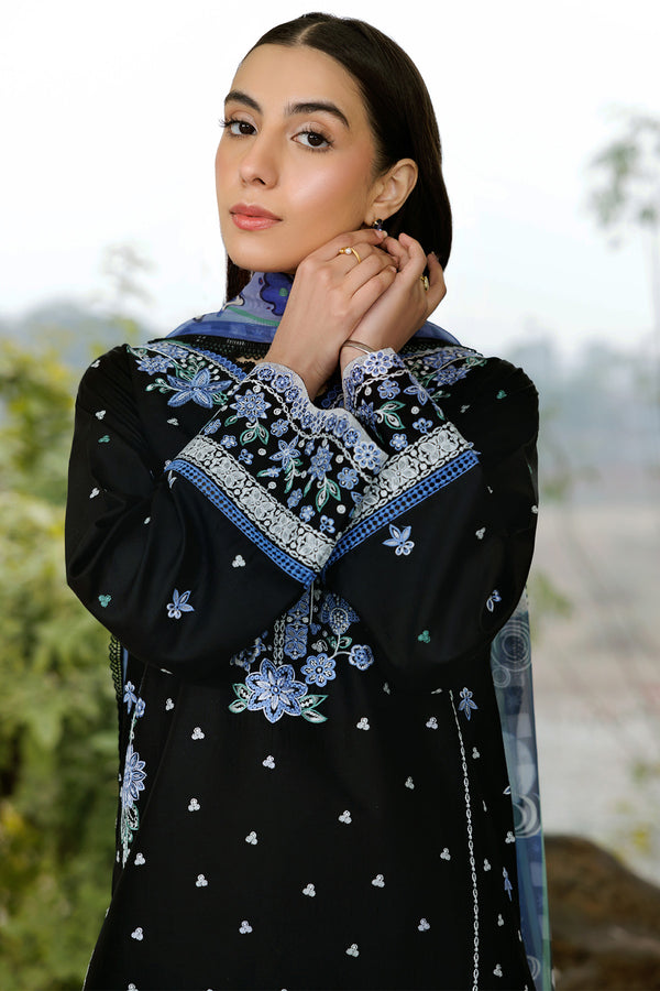 Farasha | Summer Weaves Embroidered Lawn | Ashen Light -  Farasha Ladies Clothes - Original Designer Dress - House of Maryam
