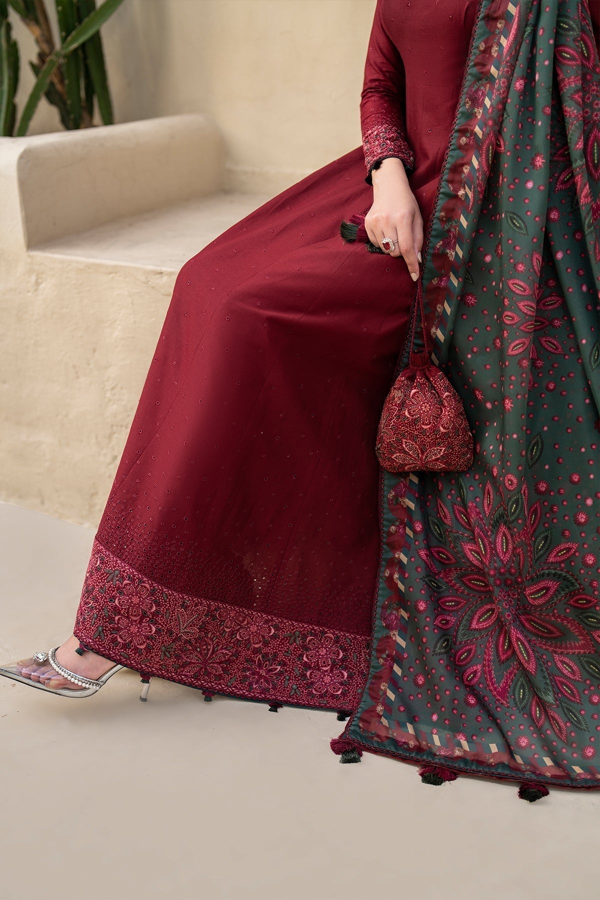 Jazmin | Irish Lawn SS 24 | D7 -  Jazmin Luxury - Original Designer Dress - House of Maryam