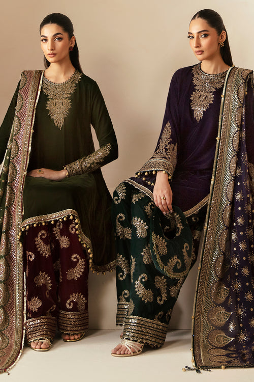 Jazmin | Velvet Edit 24 | VF-2029 -  Jazmin Ladies Clothes - Original Designer Dress - House of Maryam