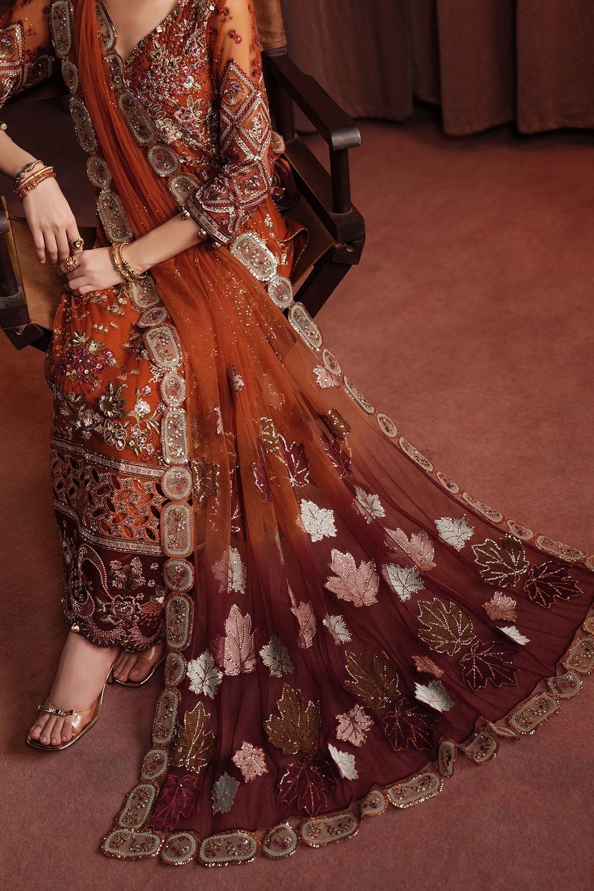 Nureh | Jhoomro 25' | NL-80 Zardozi -  Nureh jhoomro 25 - Original Designer Dress - House of Maryam