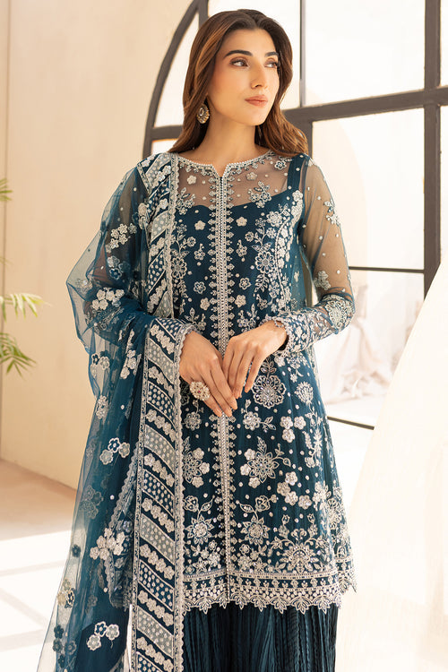 Farasha | Lu Zella Premium Formals 25 | Teal Drizzle-3