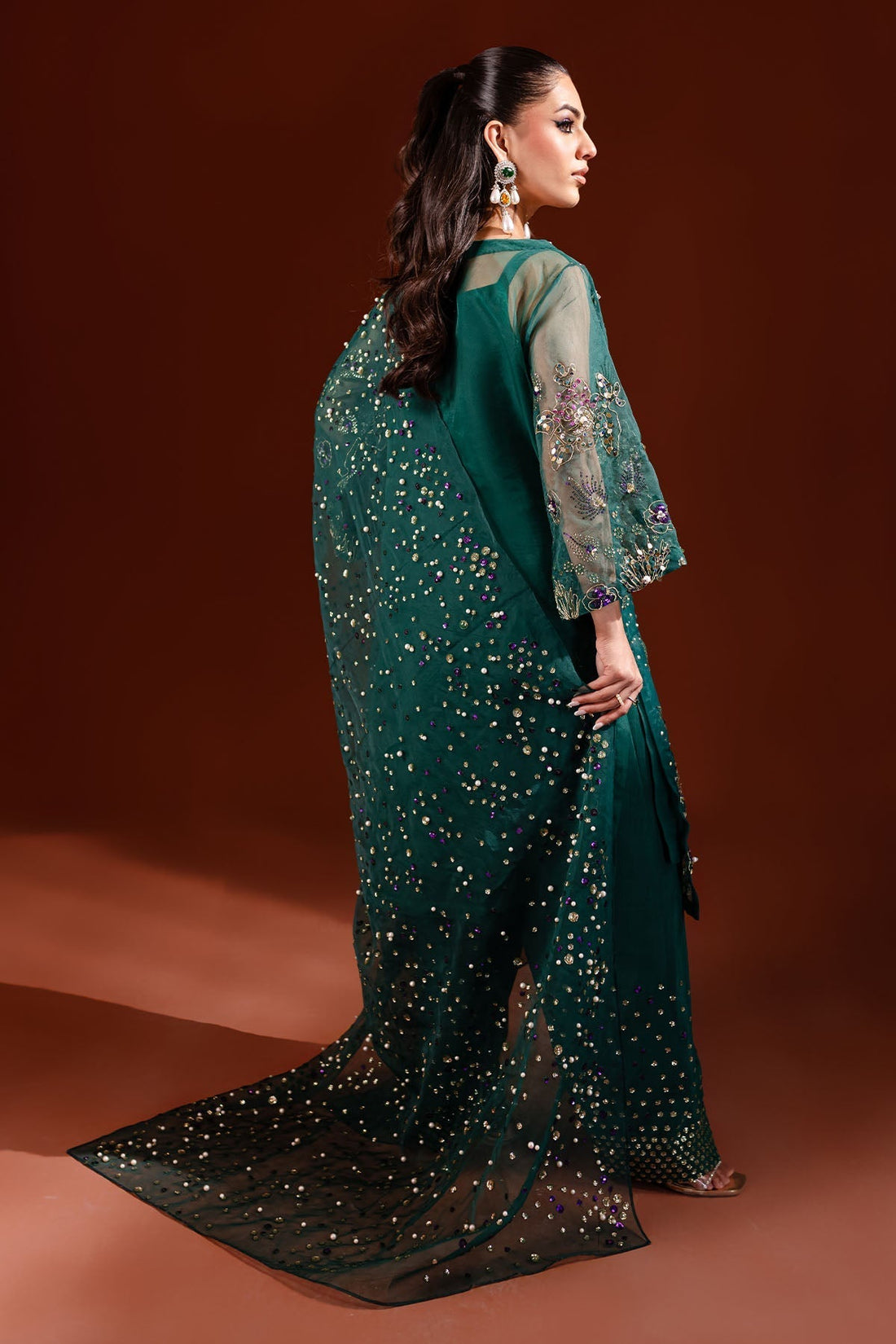 Nureh | Tiny Twinkles | NP-468 by Designer Nureh - House of Maryam - Pakistani Designer Ethnic Wear in {{ shop.shopifyCountryName }}