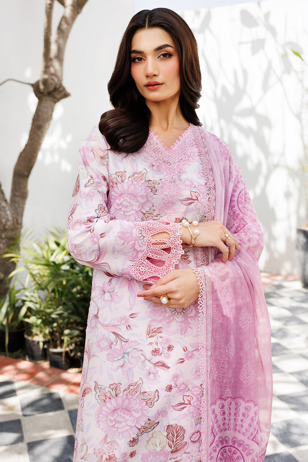 Farasha | Printed Essentials | Pearl Blush -  Farasha Ladies Clothes - Original Designer Dress - House of Maryam