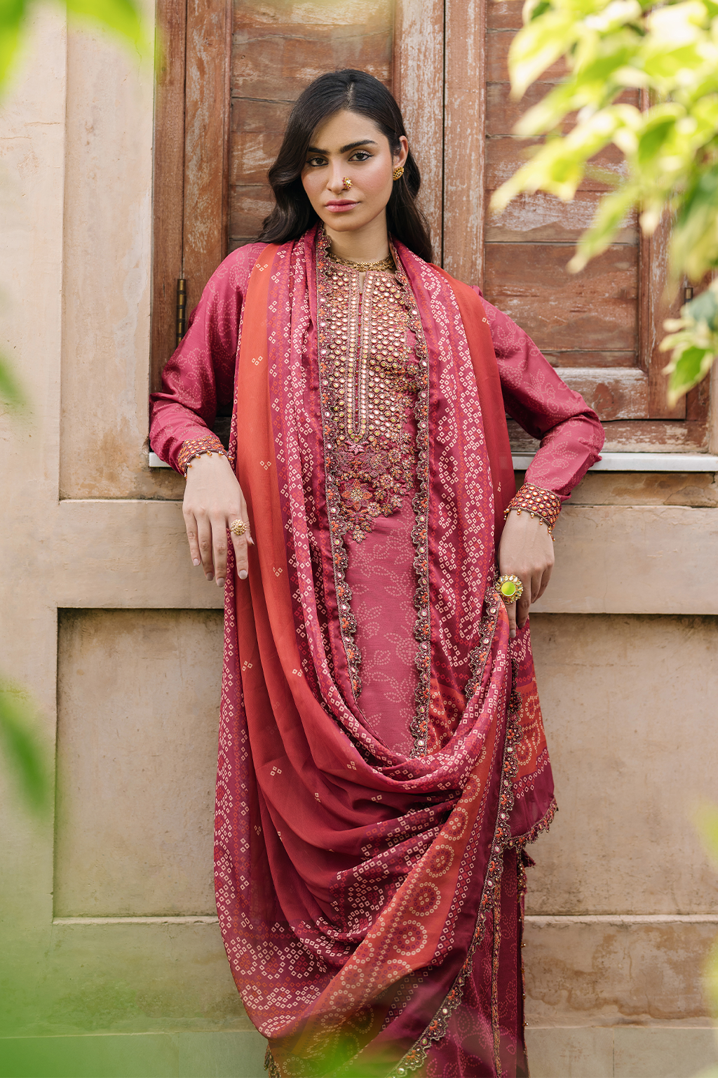 Iznik | Bandhani Formals | UE-336 -  Iznik Ladies Clothes - Original Designer Dress - House of Maryam