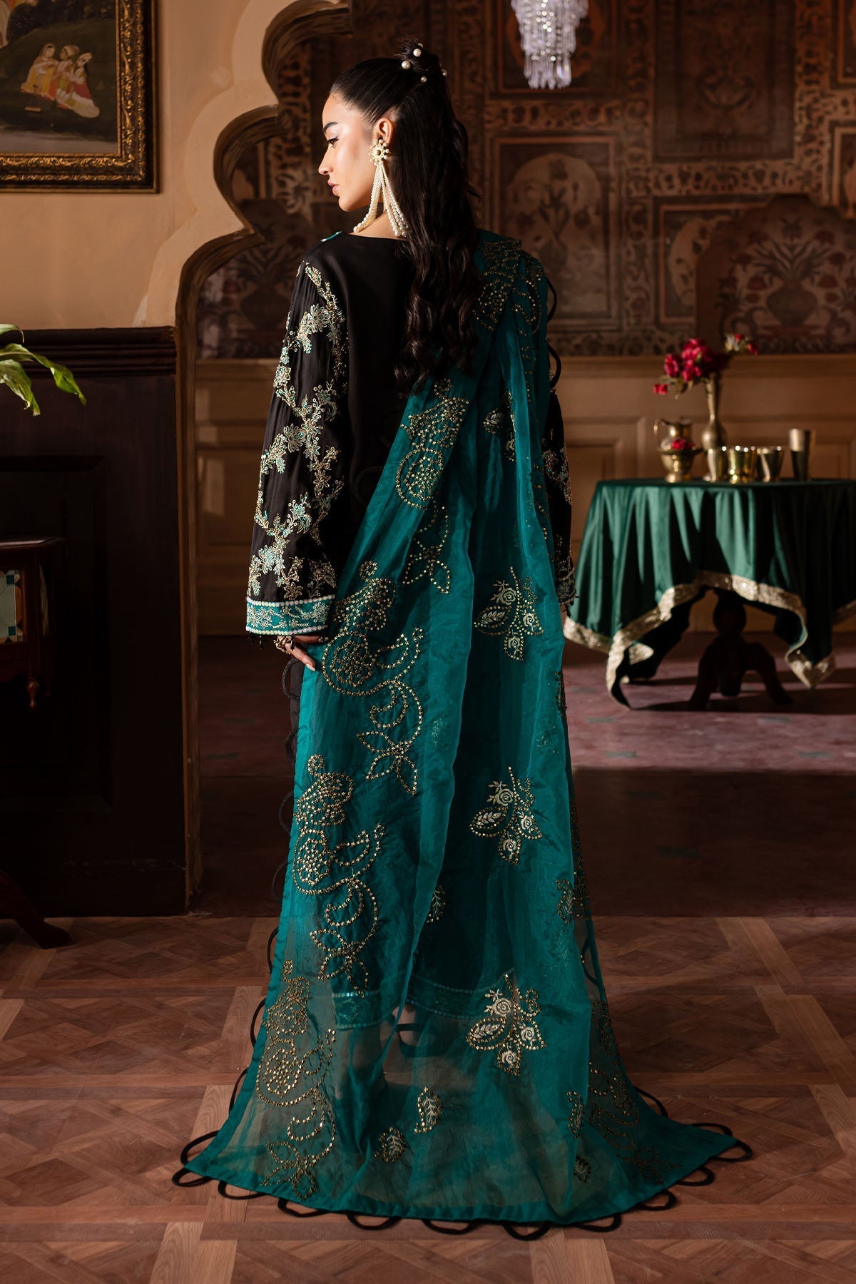 Nureh | Nur Mahal Formals |  NE-140 -  Nureh Ladies Clothes - Original Designer Dress - House of Maryam
