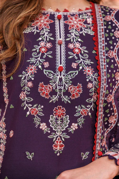 Farasha | Kaavish Lawn 24 | SHADOW BERRY -  Farasha Luxury - Original Designer Dress - House of Maryam