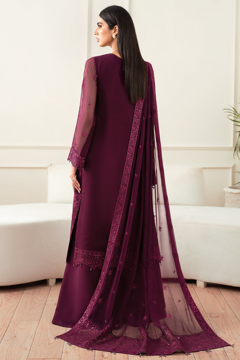 Farasha | Essence Formals 25 | Regal Violet -  Farasha Ladies Clothes - Original Designer Dress - House of Maryam