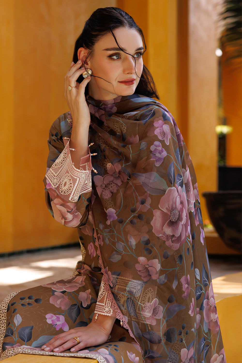 Farasha | Printed Essentials | Fawn Bliss -  Farasha Ladies Clothes - Original Designer Dress - House of Maryam