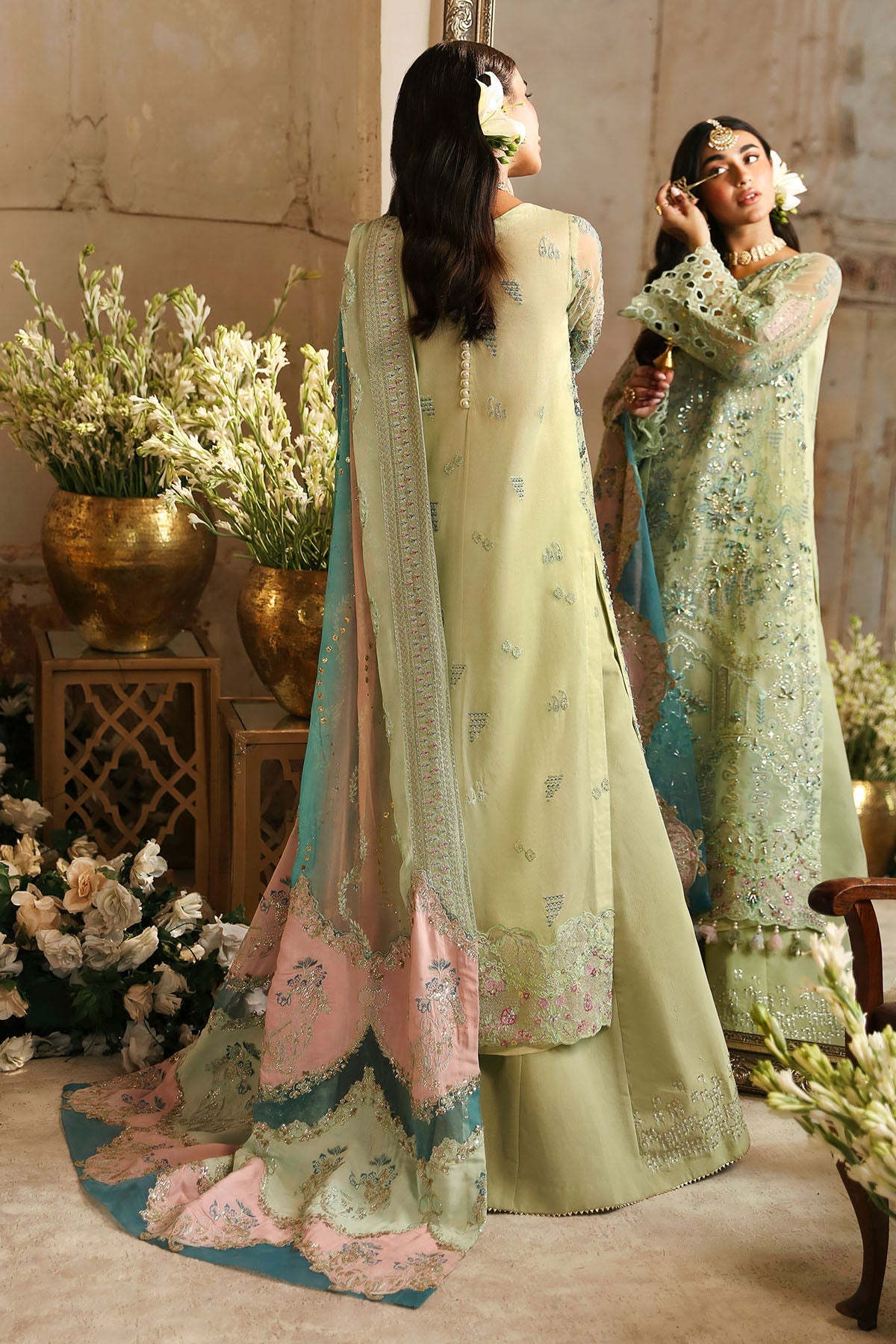 Nureh | Jhoomro 25' | NL-67 MAHI-ROO -  Nureh jhoomro 25 - Original Designer Dress - House of Maryam
