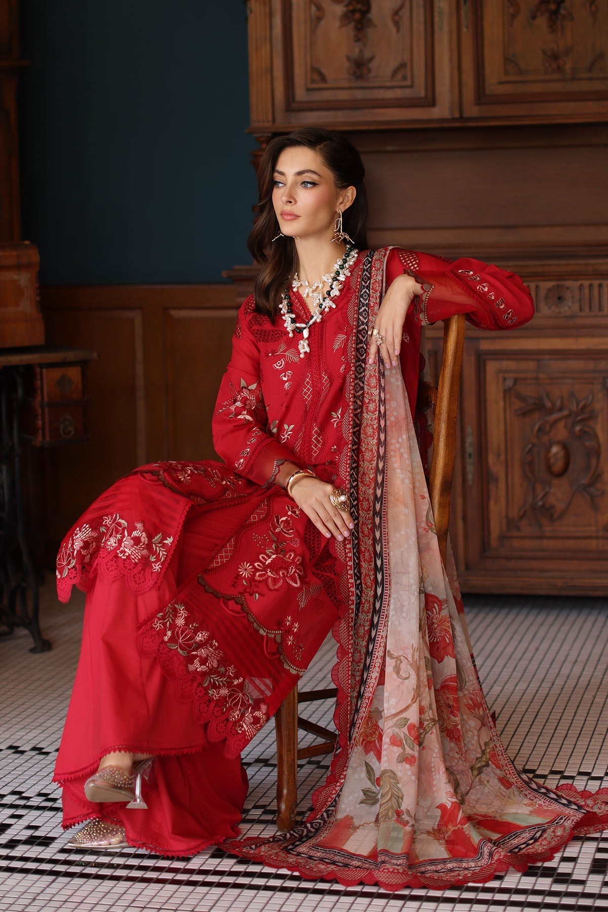 Nureh | Maya Lawn | NS-157 -  Nureh Ladies Clothes - Original Designer Dress - House of Maryam