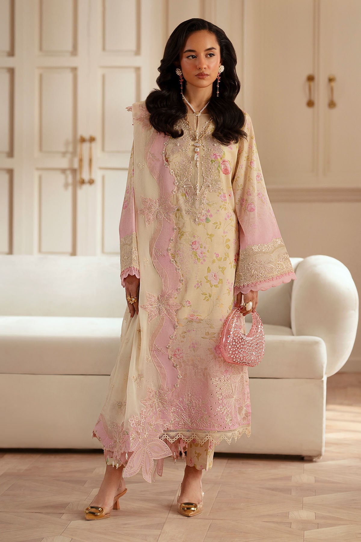 Nureh | Feya Eid Lawn | FE-05 -  Nureh Ladies Clothes - Original Designer Dress - House of Maryam