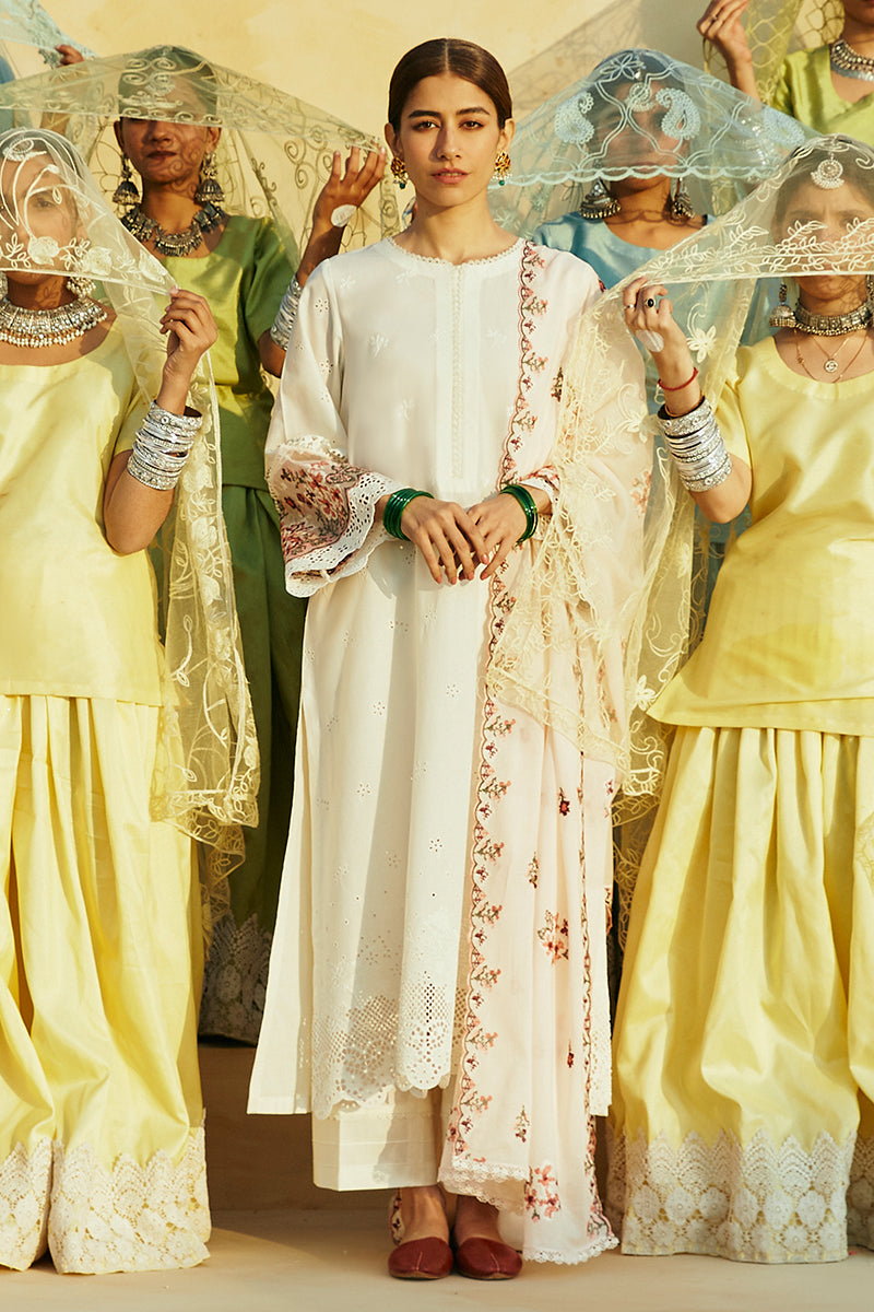 Cross Stitch | Premium Lawn 24 | PASTEL PINK -  Cross Stitch Formal -  House of Maryam