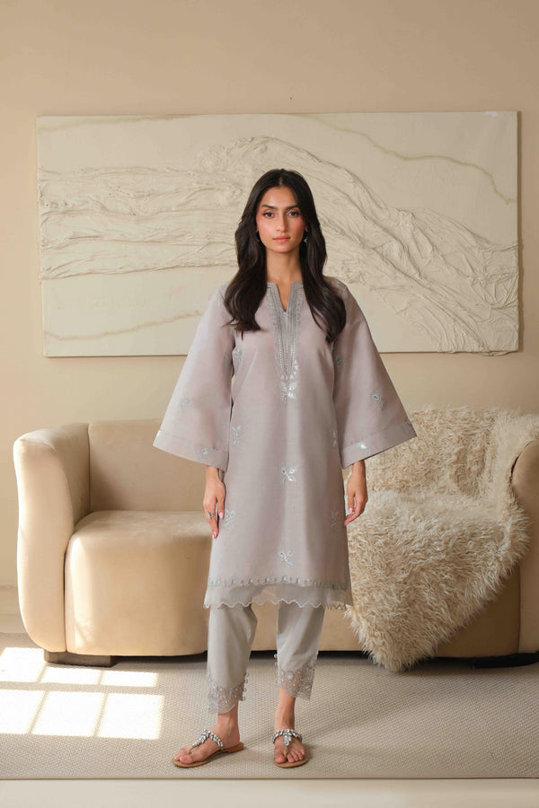 Noor by Saadia Asad | Noor Pret 25 | D3 - Neutral Noir -  Noor by Saadia Asad Ladies Clothes - Original Designer Dress - House of Maryam