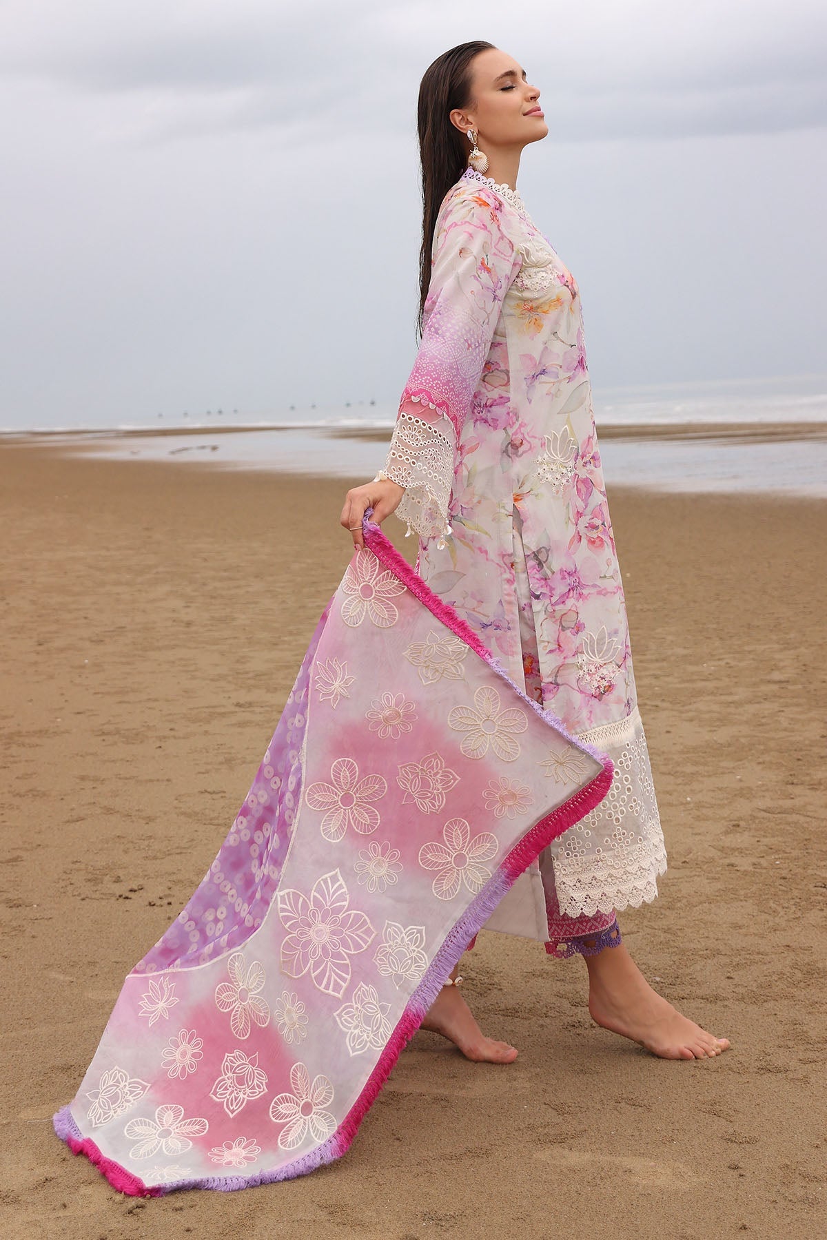 Nureh | Gardenia Embroidered Lawn 25 | NSG-172 -  Nureh Ladies Clothes - Original Designer Dress - House of Maryam