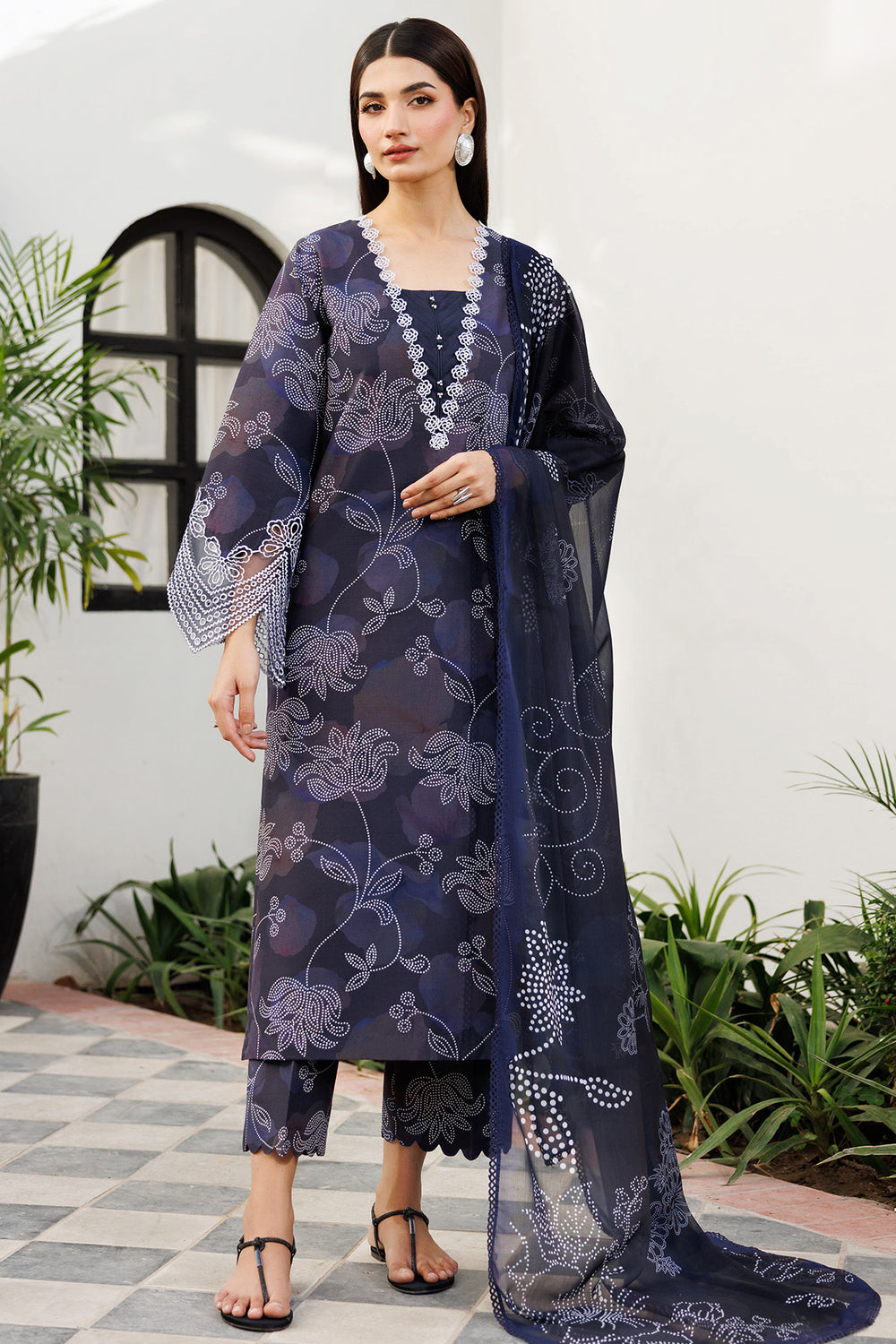 Farasha | Printed Essentials | Night Veil -  Farasha Ladies Clothes - Original Designer Dress - House of Maryam