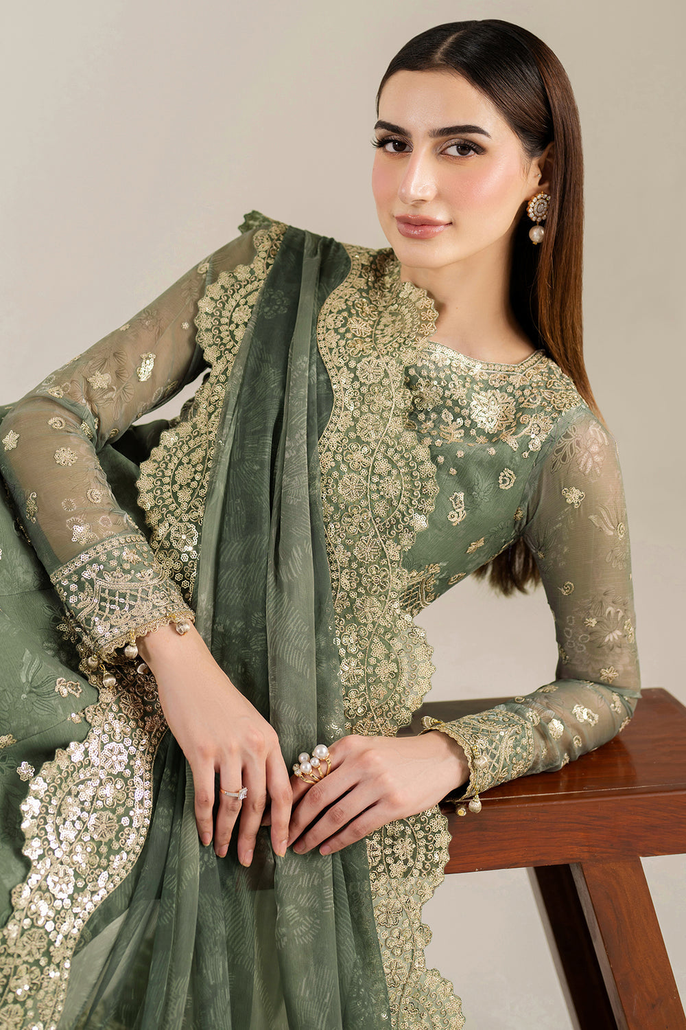 Farasha | Fiorella Formals | Olive Aura-7