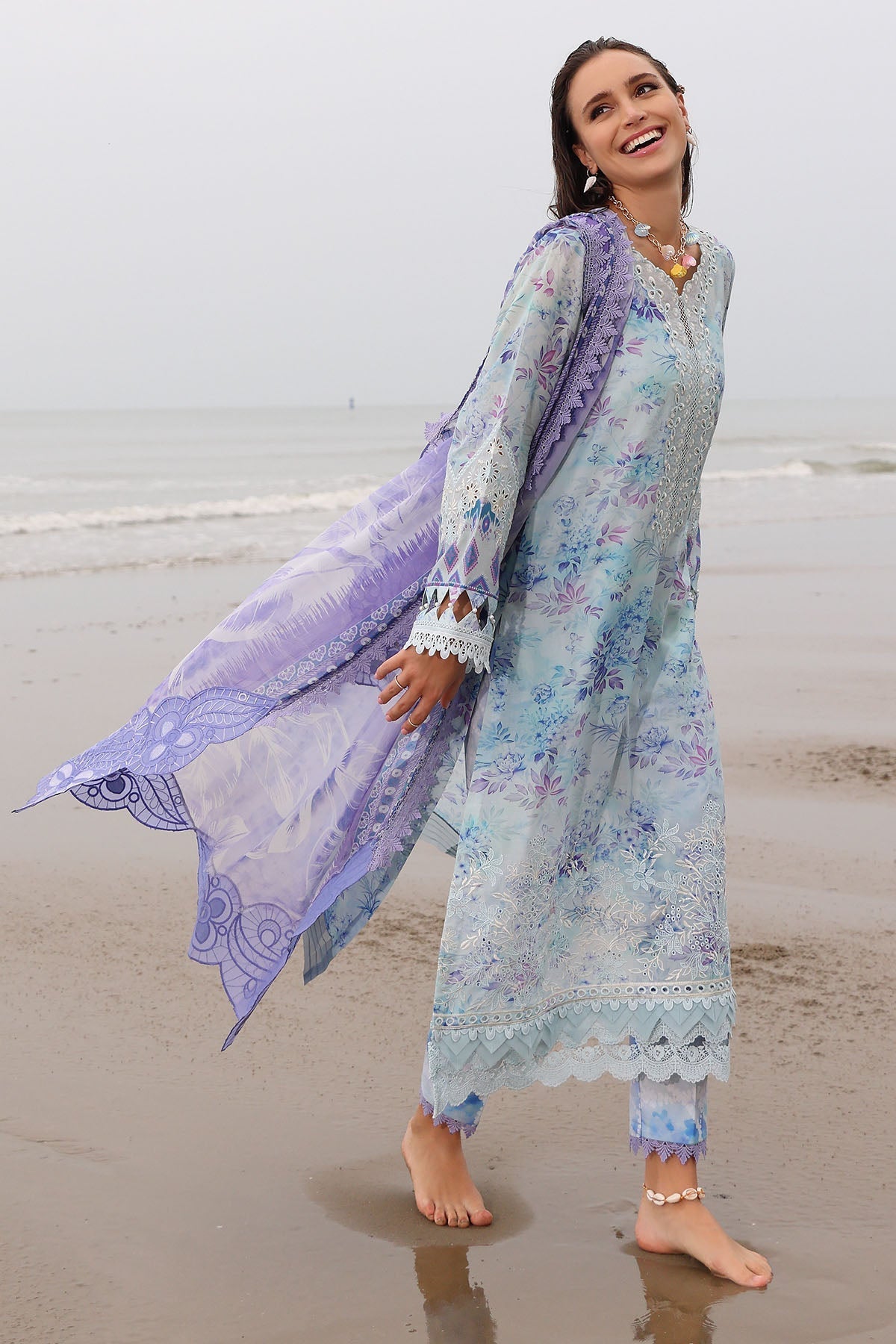 Nureh | Gardenia Embroidered Lawn 25 | NSG-176 -  Nureh Ladies Clothes -  House of Maryam