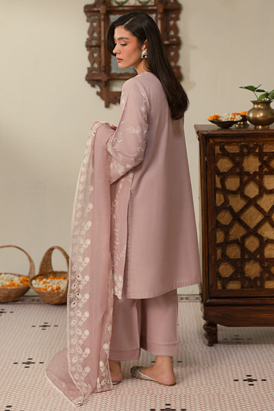 Cross Stitch | Chikankari Lawn 25 | MAUVE GLAM -  Cross Stitch Ladies Clothes - Original Designer Dress - House of Maryam