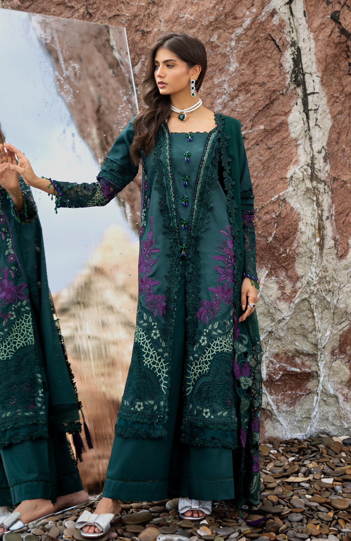 Al Zohaib | Mahiymaan Luxury Lawn 26 | MLL-26-09, image 4
