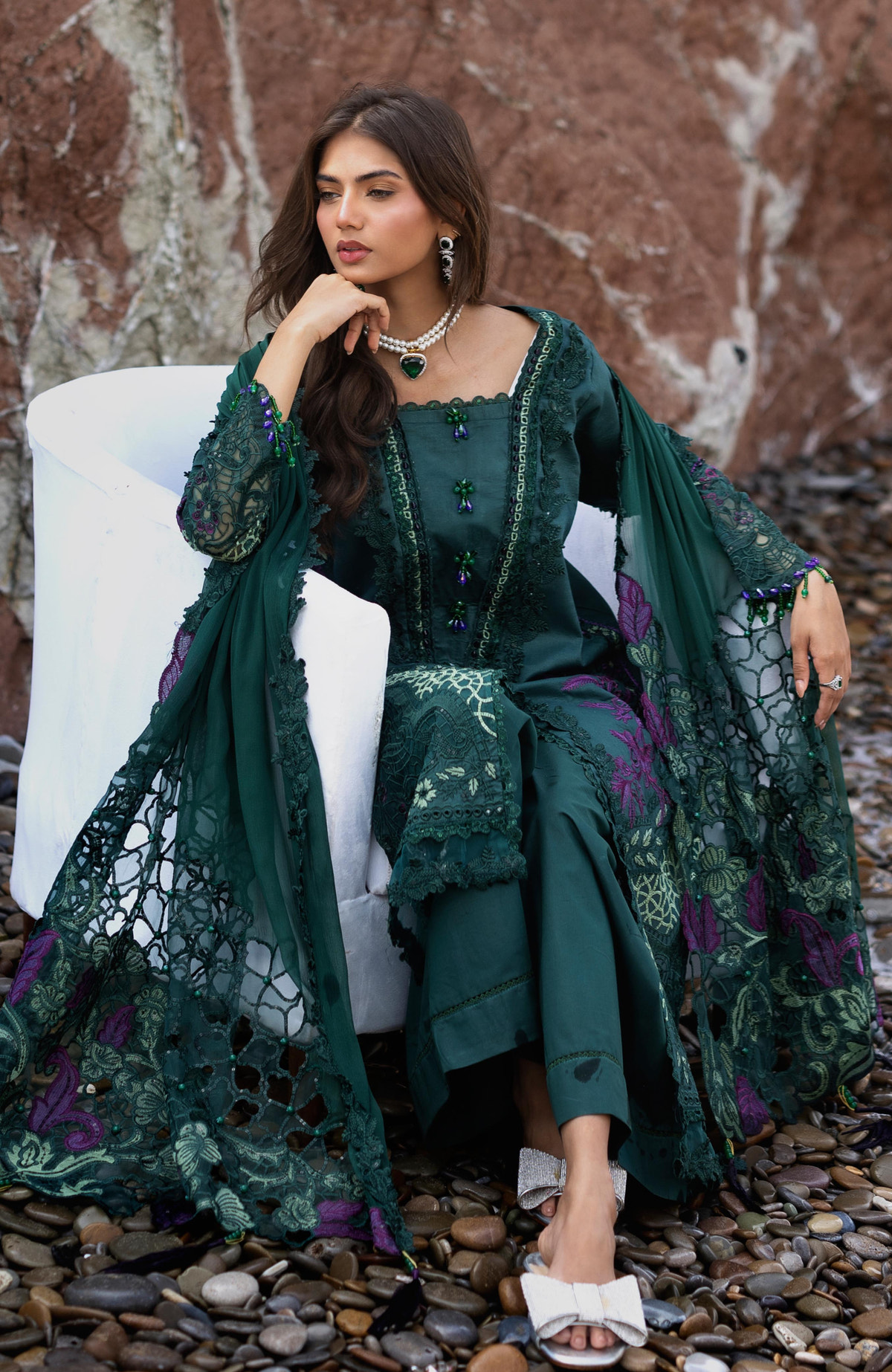 Al Zohaib | Mahiymaan Luxury Lawn 26 | MLL-26-09, image 5