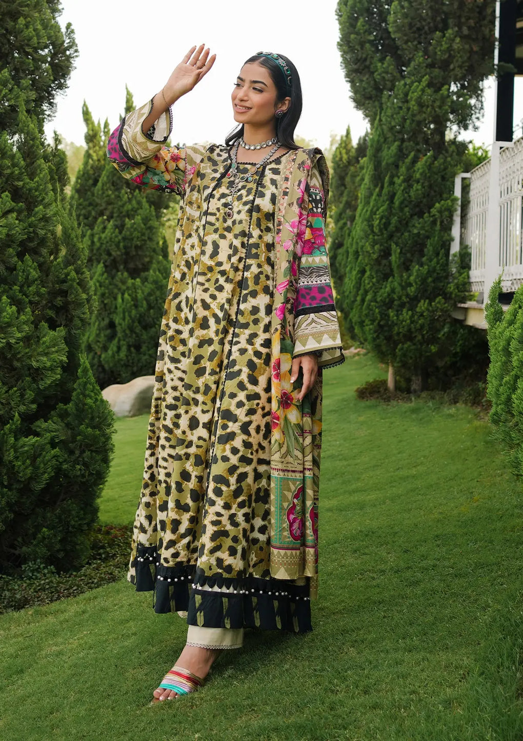 Elaf Premium | Printed Collection 24 | EEP-06B - Wonders -  Elaf Premium Casuals - Original Designer Dress - House of Maryam