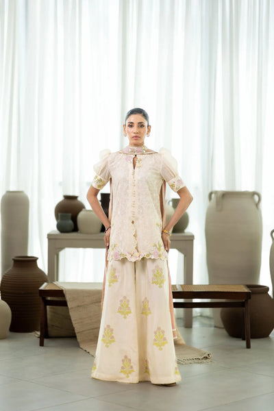 Wahaj M Khan | Sanam Luxe | Ivory Fleur Sanam