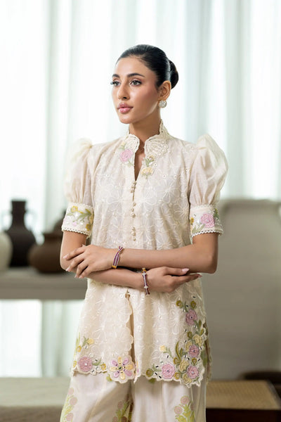 Wahaj M Khan | Sanam Luxe | Ivory Fleur Sanam