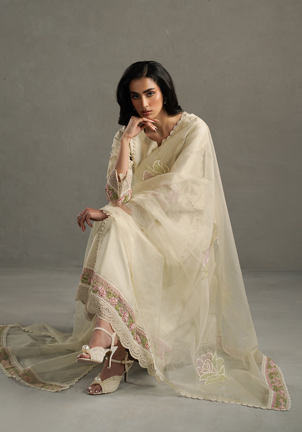 Zarqash | Silk Edit | ZQS 017 SUNLEE -  Zarqash Ladies Clothes - Original Designer Dress - House of Maryam
