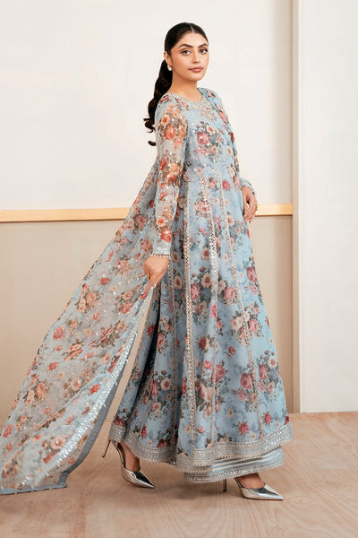 Baroque | Luxury Pret 25 | EMBELLISHED PRINTED CHIFFON PR-1058