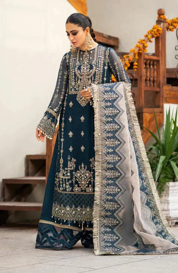 Eleshia | Zarin Wedding Formals 23 | Mayura by Designer Eleshia - House of Maryam - Pakistani Designer Ethnic Wear in {{ shop.shopifyCountryName }}