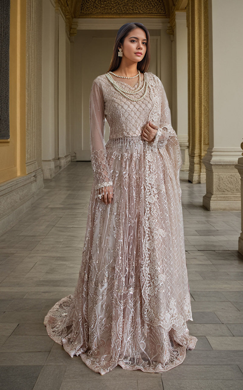 Threads and Motifs | Formal Dresses 25 | Net Cut Dana Bridal Blouse With Lehenga And Dupatta -  Threads and Motifs Ladies Clothes - Original Designer Dress - House of Maryam