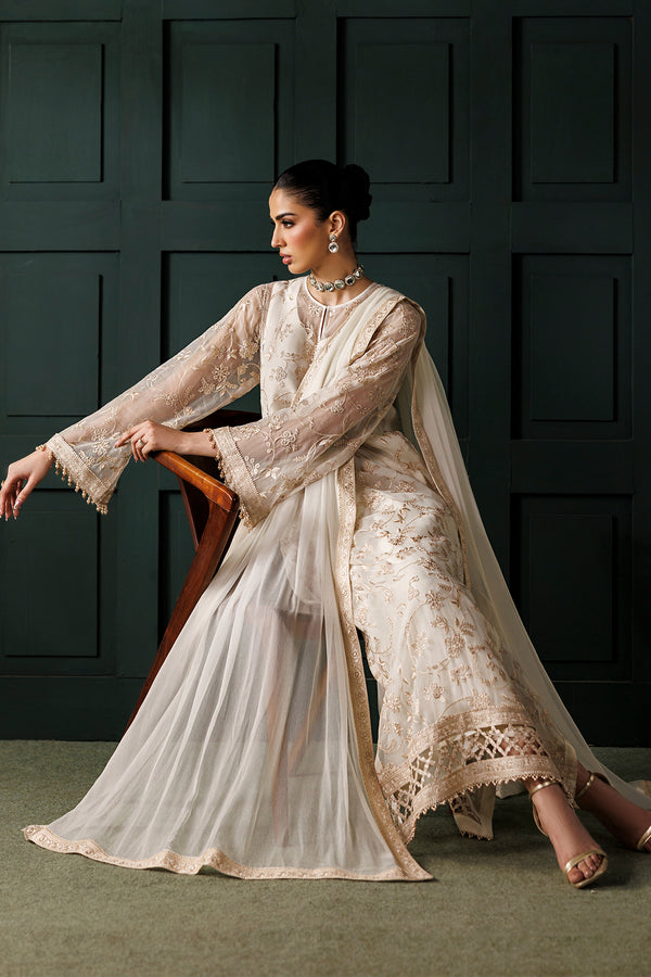 Baroque | Formals Collection | EMBROIDERED CHIFFON UF-4437, image 4
