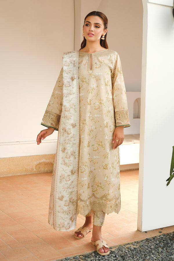 Baroque | Luxury Pret 24 | LAWN UF-655 -  Baroque Luxury - Original Designer Dress - House of Maryam
