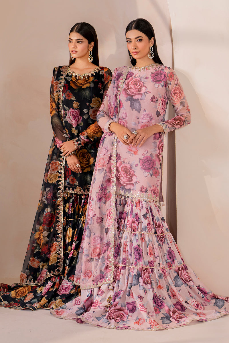 Baroque | Formal Collection | CHIFFON UF-707 -  Baroque Ladies Clothes - Original Designer Dress - House of Maryam
