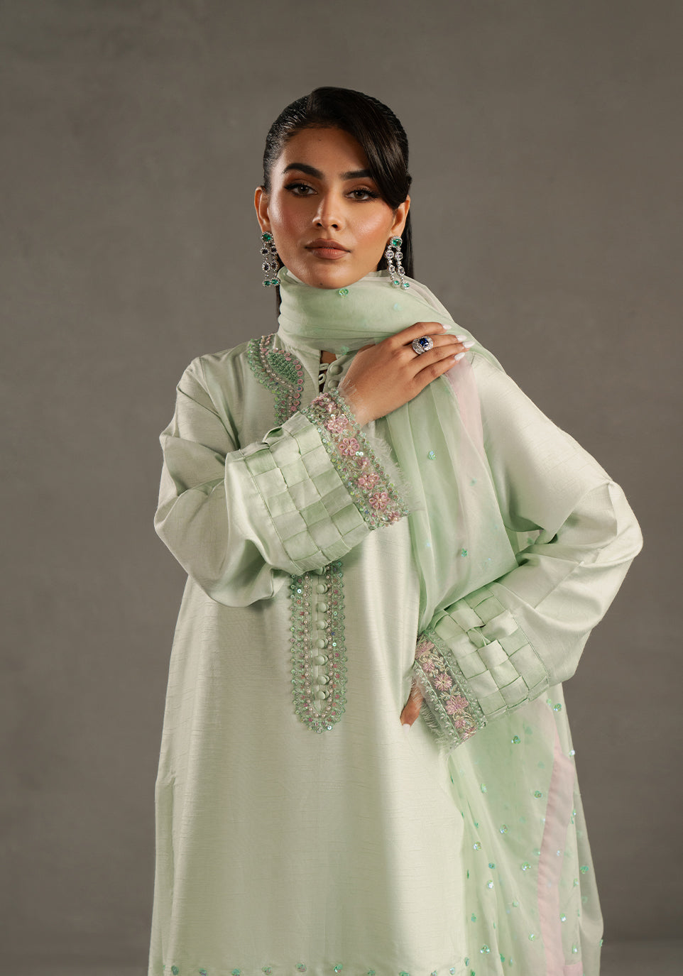 Zarqash | Silk Edit | ZQS 021 VANAYA -  Zarqash Ladies Clothes - Original Designer Dress - House of Maryam