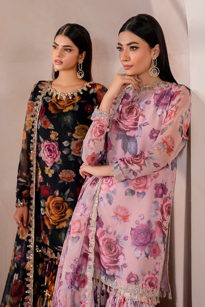Baroque | Formal Collection | CHIFFON UF-708 -  Baroque Ladies Clothes - Original Designer Dress - House of Maryam